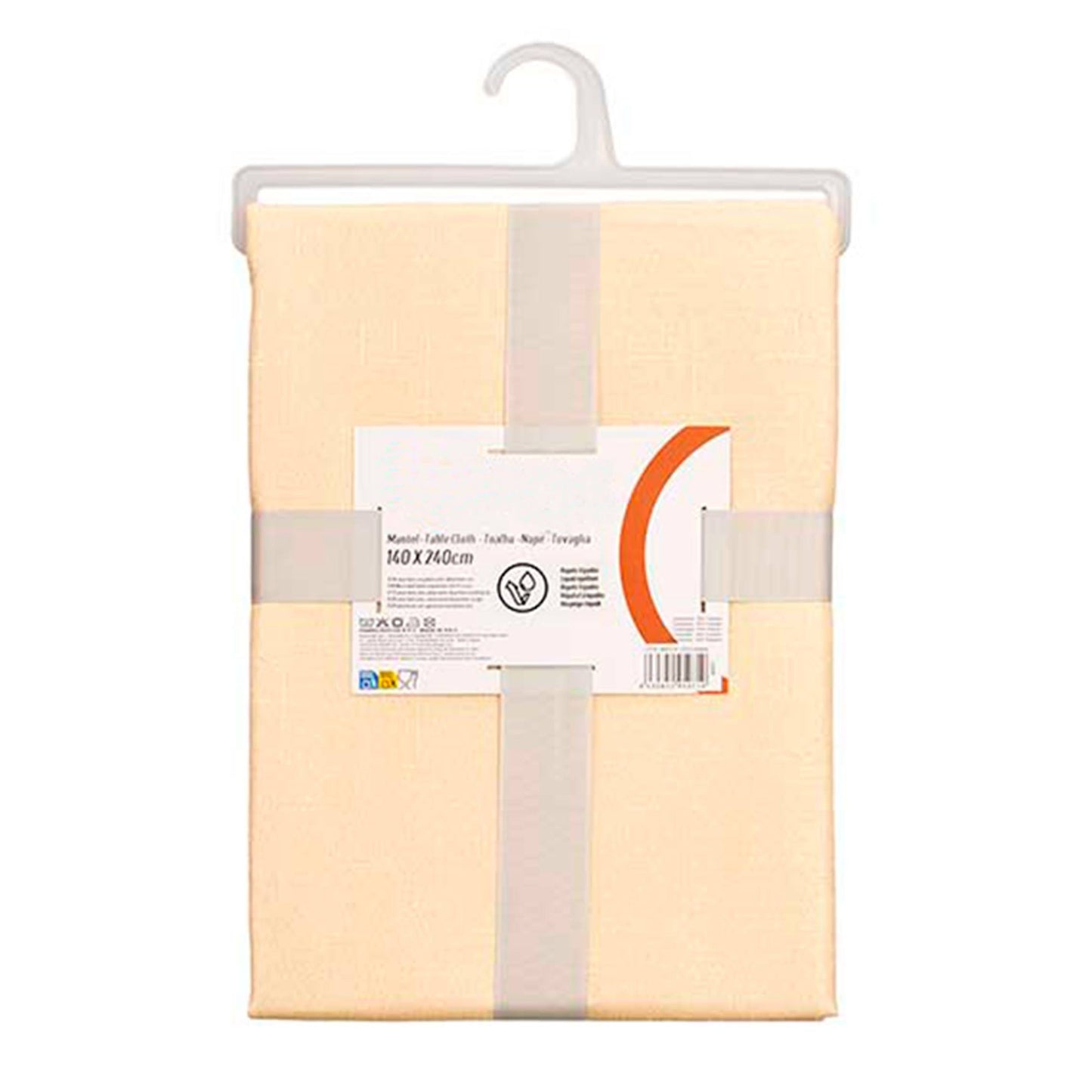 Mantel Poliester 140x240cm Beige Colección Kinvara