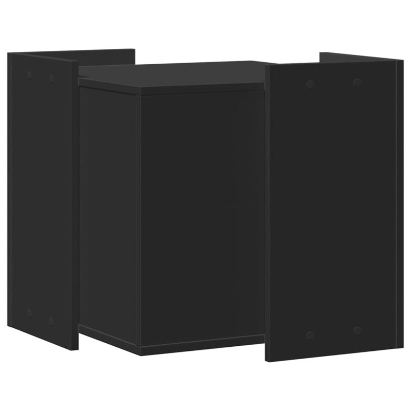 Vidaxl Mueble Arenero Para Gatos Madera Ingeniería Negro 53x53x51 Cm_5