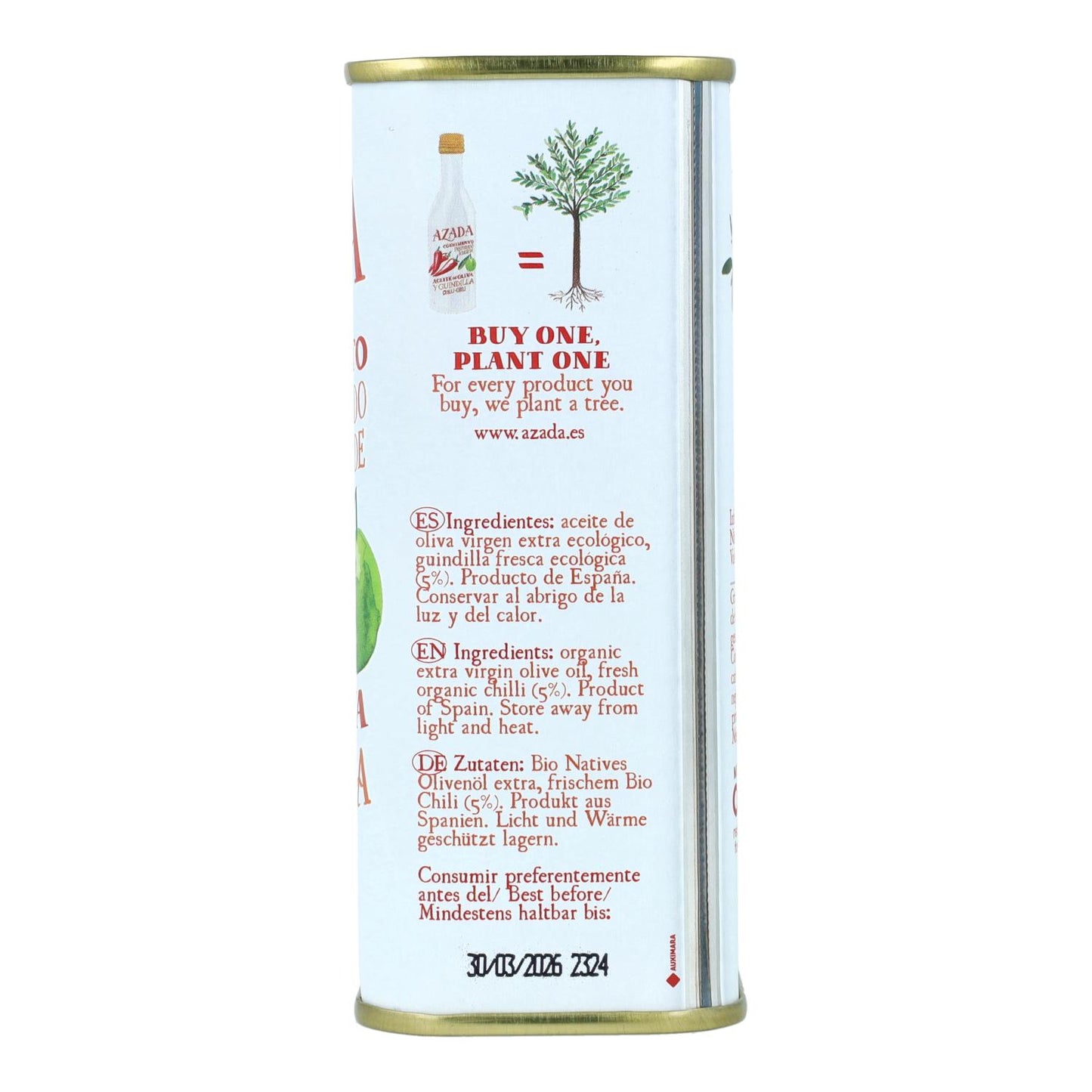 Aceite de Oliva y Guindilla Eco Azada 225 ml