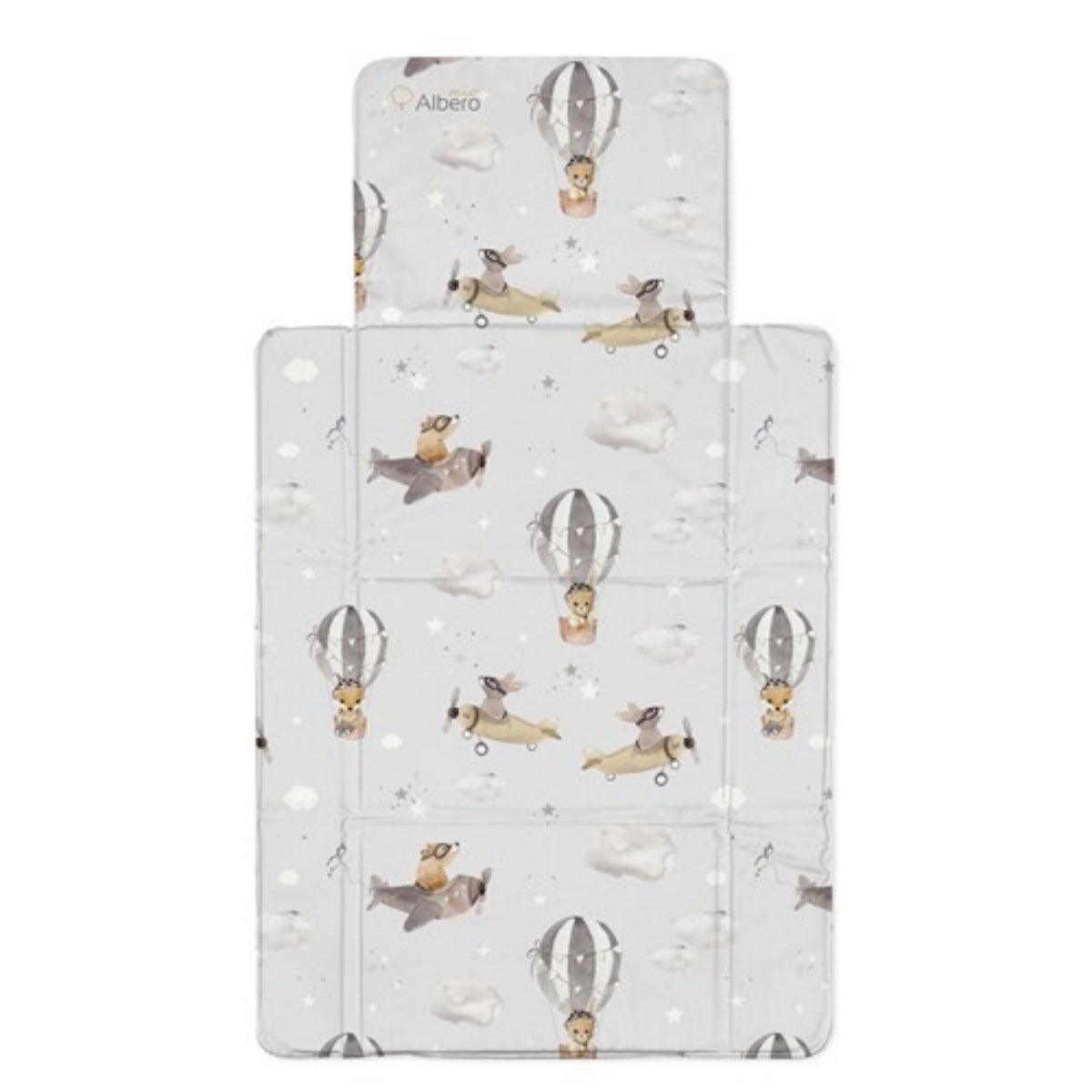 Cambiador Plegable De Viaje Plastificado Balloon Flight