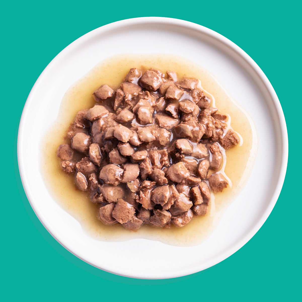 Comida húmeda gatos en salsa Trocitos de Bacalao y Pollo Edgard & Cooper 85 g