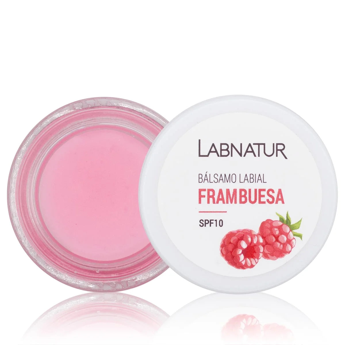 Bálsamo Labial Frambuesa Labnatur | Hidratación Y Protección Labial | Labios Secos | Suavidad Y Aroma Afrutado | 15 Ml_0