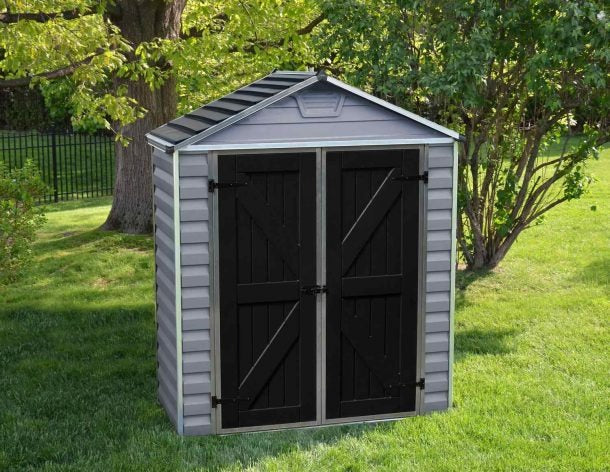 Cobertizo de jardín Skylight Deco gris deco Canopia by Palram 185x90 cm