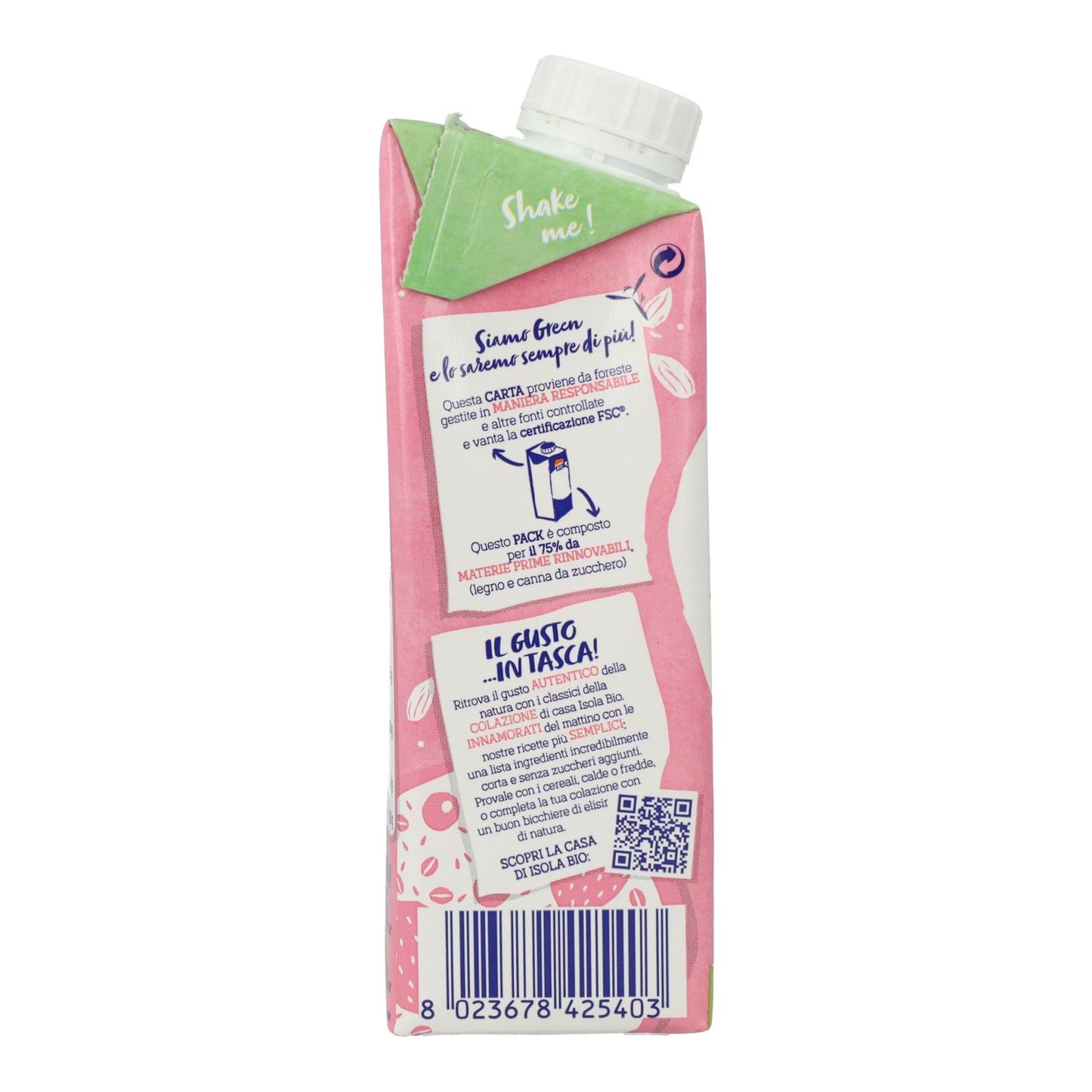 Pack 24 uds Bebida de Arroz y Almendras Bio Isola BIO 250 ml