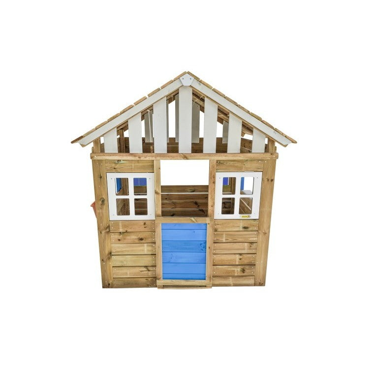 Casita De Madera Masgames Lollipop Xl Azul Sin Suelo De Madera.