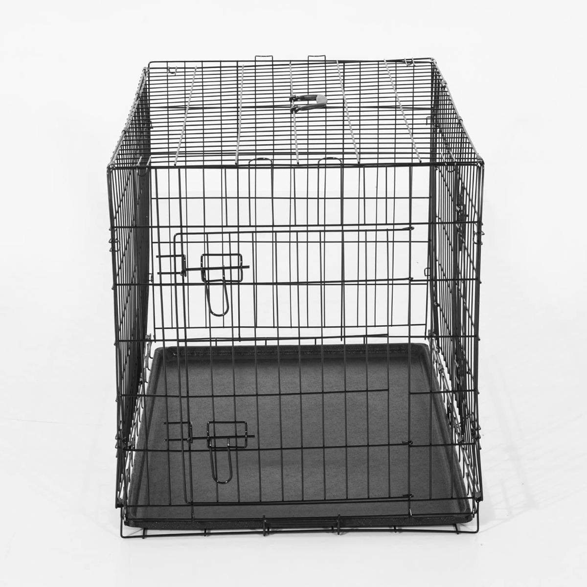 Jaula para perro 122x77x82cm - Negro PawHut