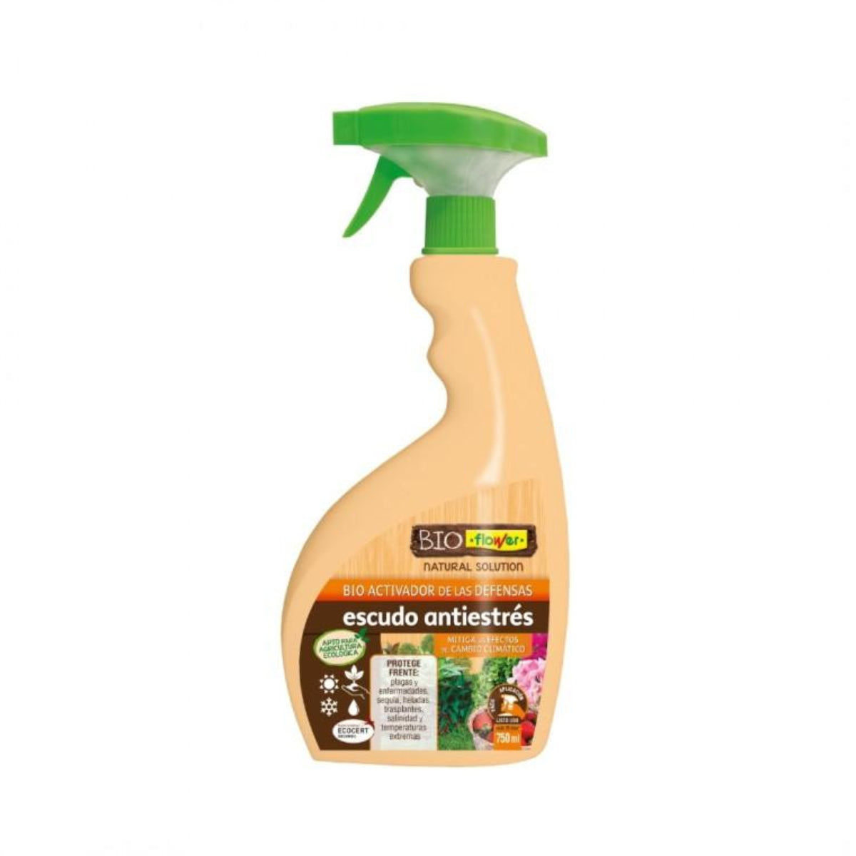 Escudo antiestrés bioactivador de defensas listo uso Bio Flower 750 ml