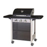 Barbacoa Gas 3 Quemadores Birgitt Acero 52 X 126 X 110 Cm Ldk Garden
