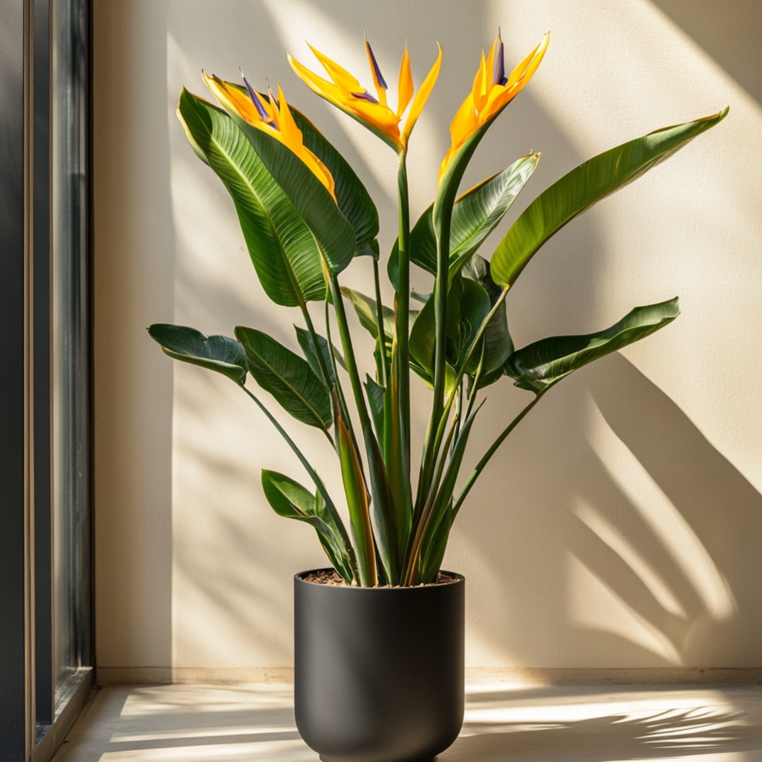 Ave Del Paraíso - Strelitzia Reginae - Con Flores - Altura 70-100cm - Ø19cm