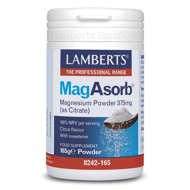 MagAsorb 375mg Lamberts 165g