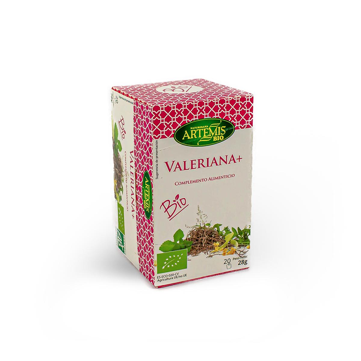 Valeriana +  para Infusión Artemis Bio 20 bolsitas