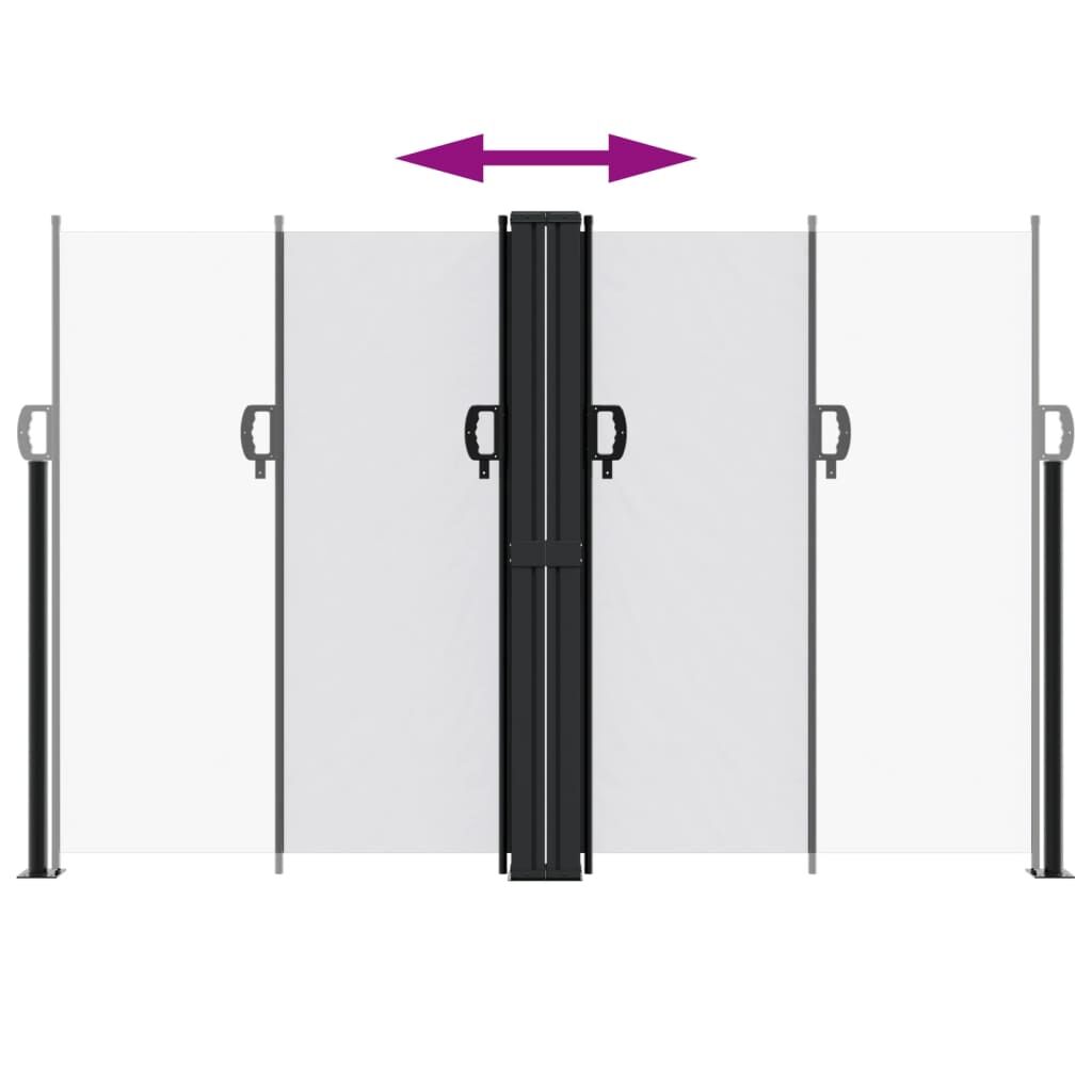 Vidaxl Toldo Lateral Retráctil Blanco 160x600 Cm_4