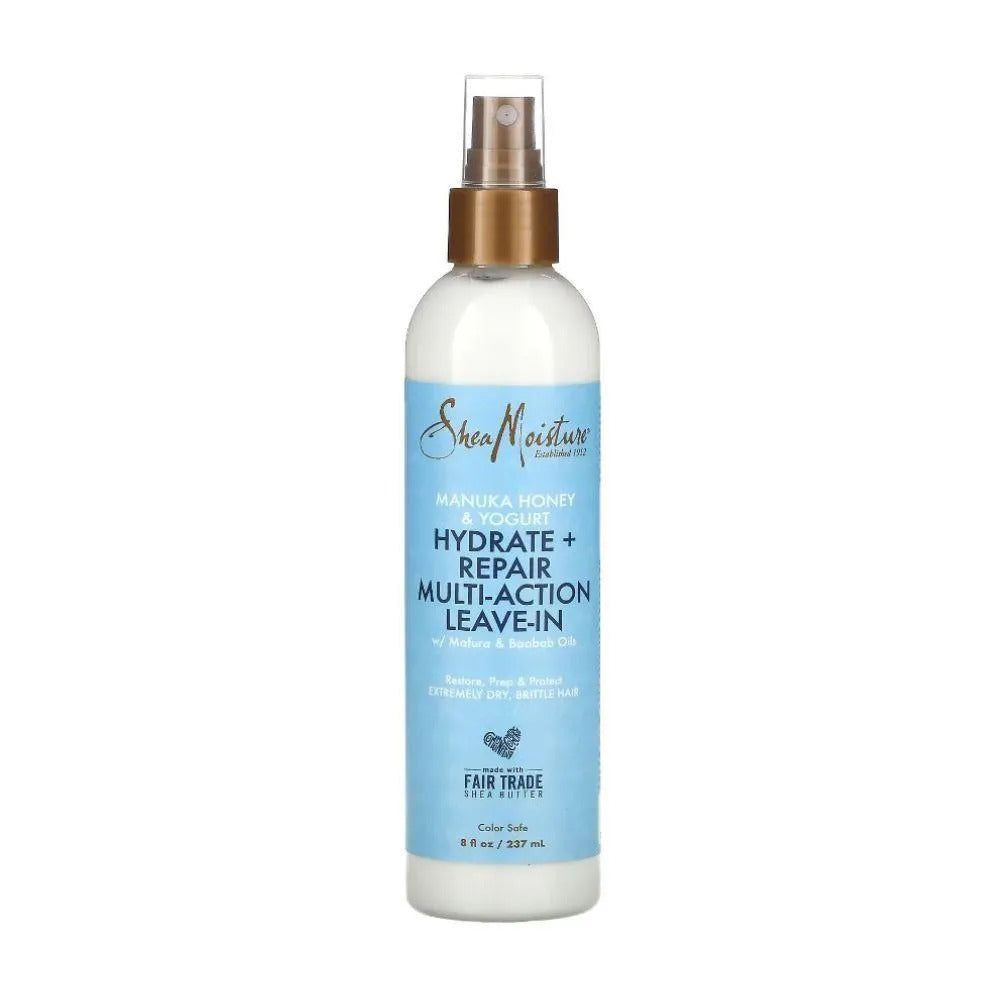 Shea Moisture Acondicionador Leave-in Multiacción Yogurt Hydrate Y Miel De Manuka+repair 237ml_0