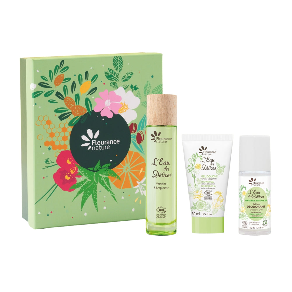Cofre Eau Des Délices Verbena & Bergamota (perfume 50ml - Gel 50ml - Desodorante 50ml) - Día de la Madre_1