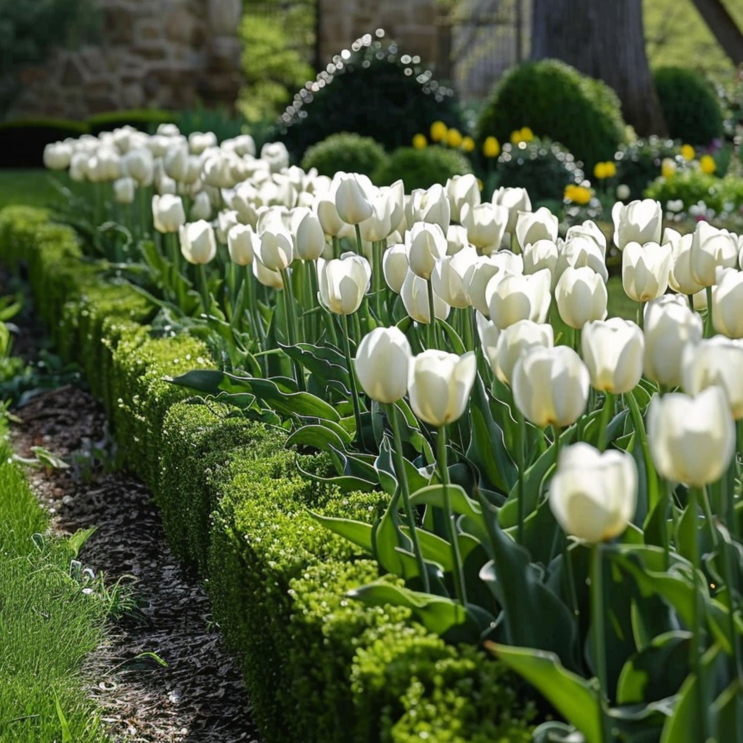 Bulbos De Tulipán - 14 Pzs - Tulipa 'northcap' - Bulbos De Flores - Amarillo