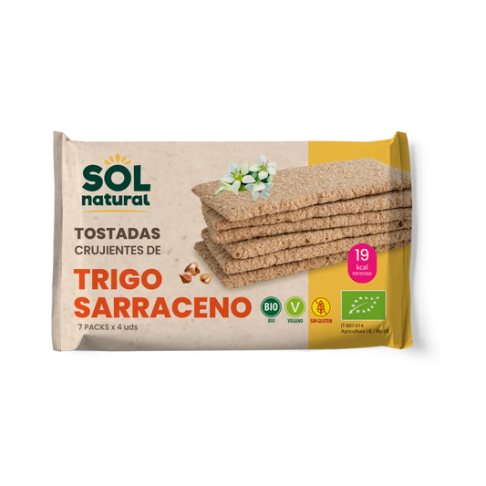 Tostada de trigo sarraceno Sol Natural 140g BIO