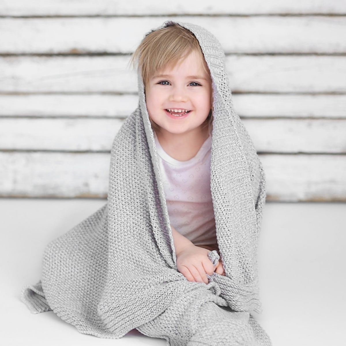 Manta De Bebe Natual Bambú Grey