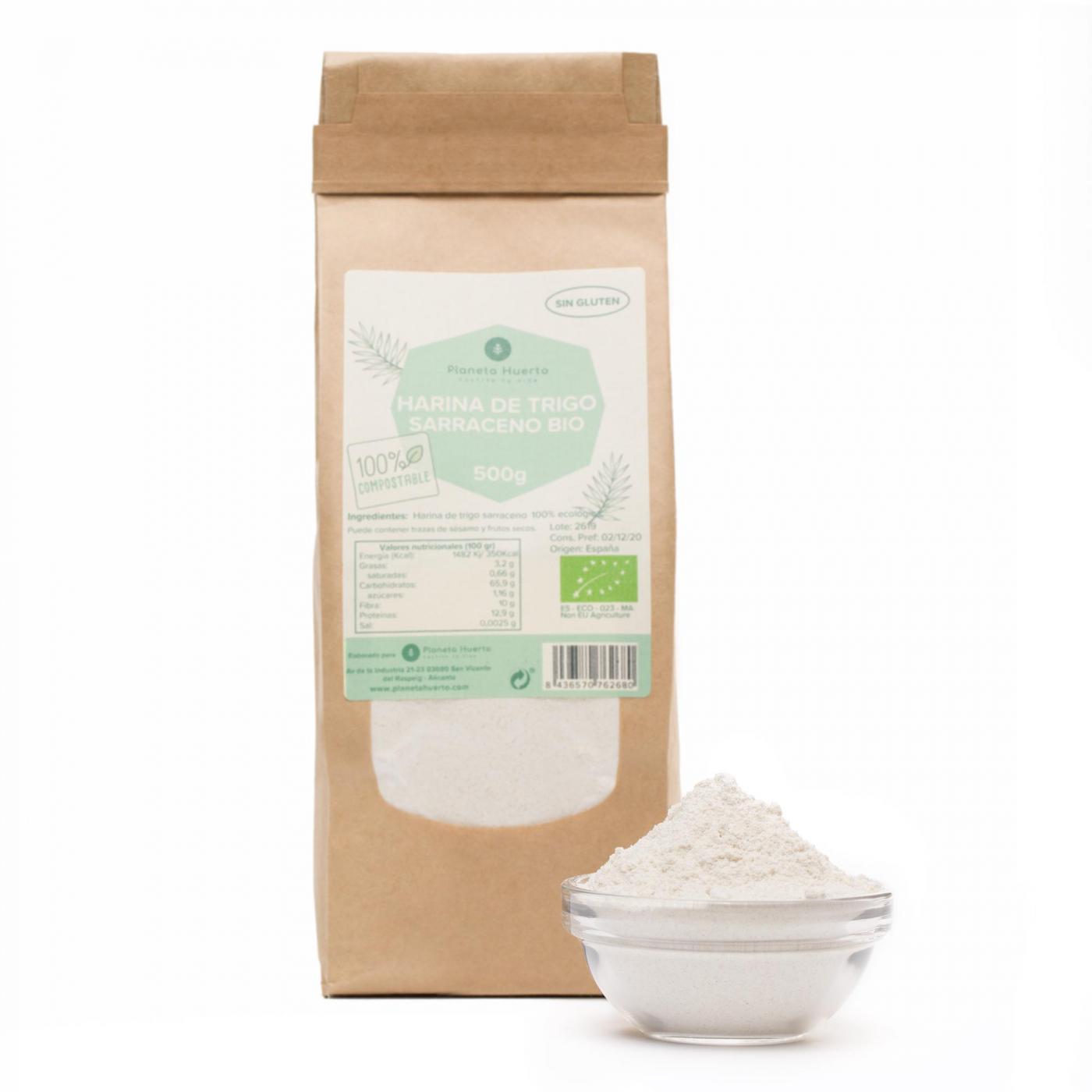 Harina de Trigo Sarraceno Sin Gluten ECO Planeta Huerto 1 kg