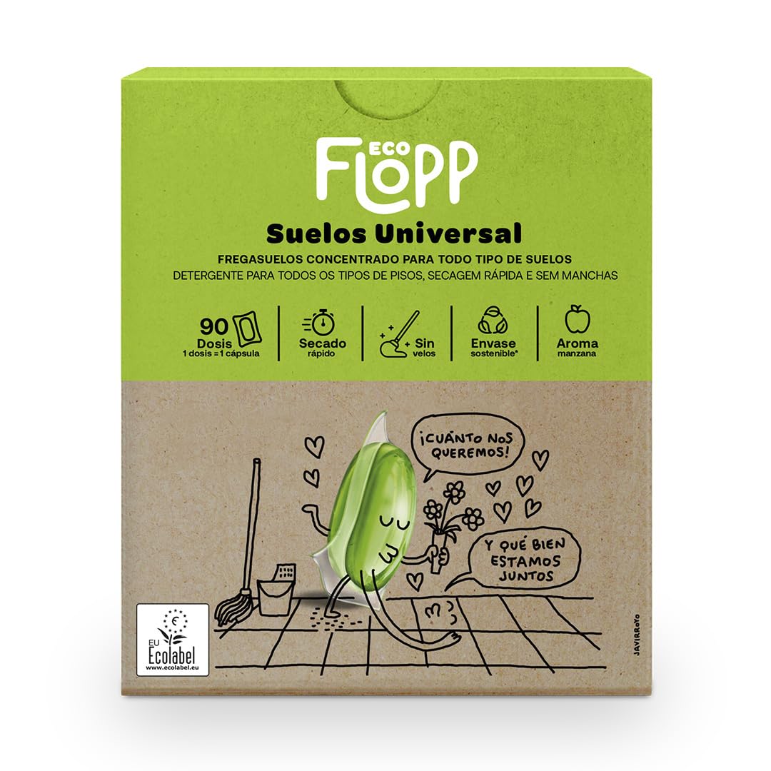 Pack 2 x Limpia Suelos Universal ECO Flopp 90caps