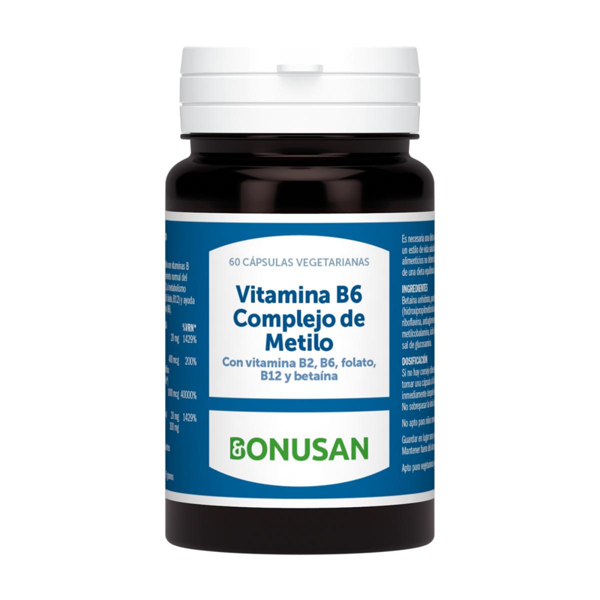 Vitamina B6 Metilo Complex Bonusan 60 cápsulas