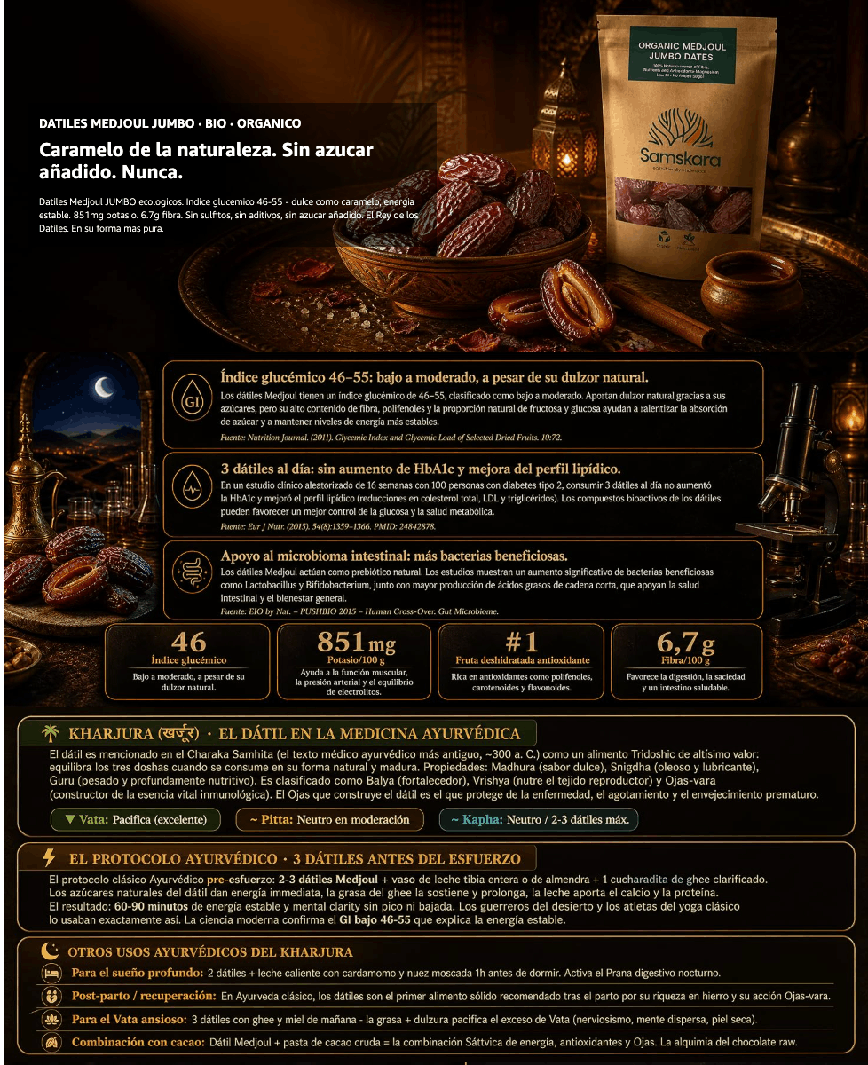 Dátiles Medjoul Bio - 2kg | Dátiles Ecológicos Naturales, Endulzante Vegano Sin Azúcares Refinados, Ricos En Fibra_5