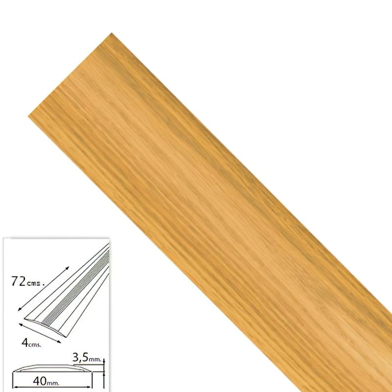 Tapajuntas Adhesivo Para Moquetas Metal Roble 82,0 Cm._0