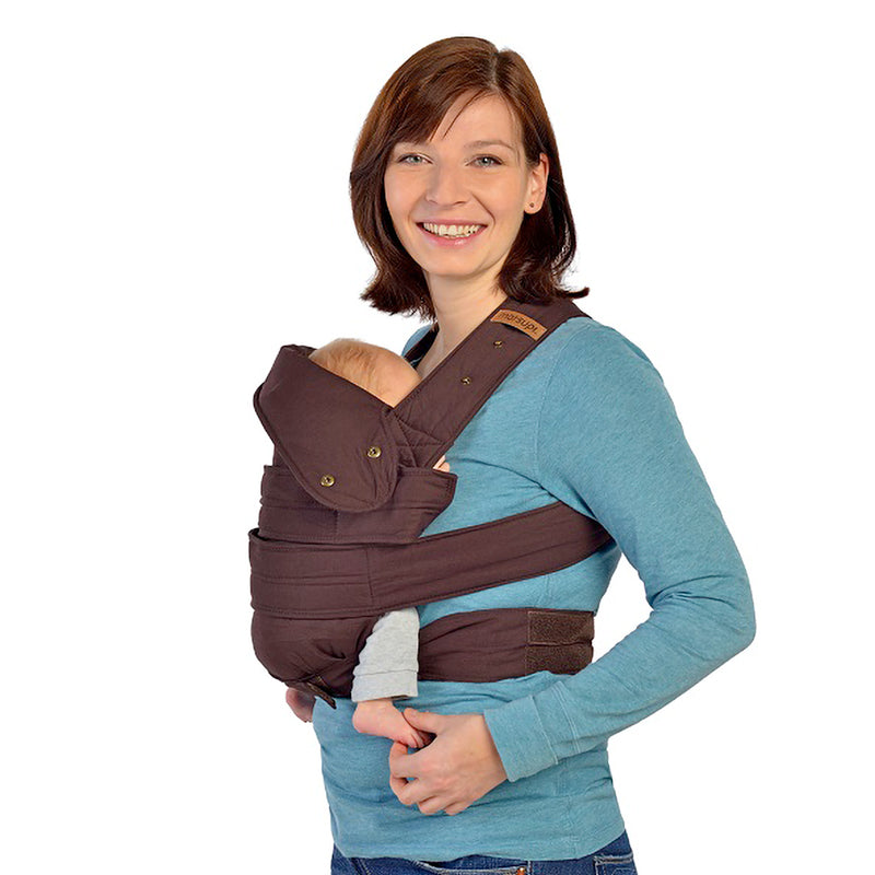 Mochila Portabebé, Marsupi Chocolate. Talla S/m