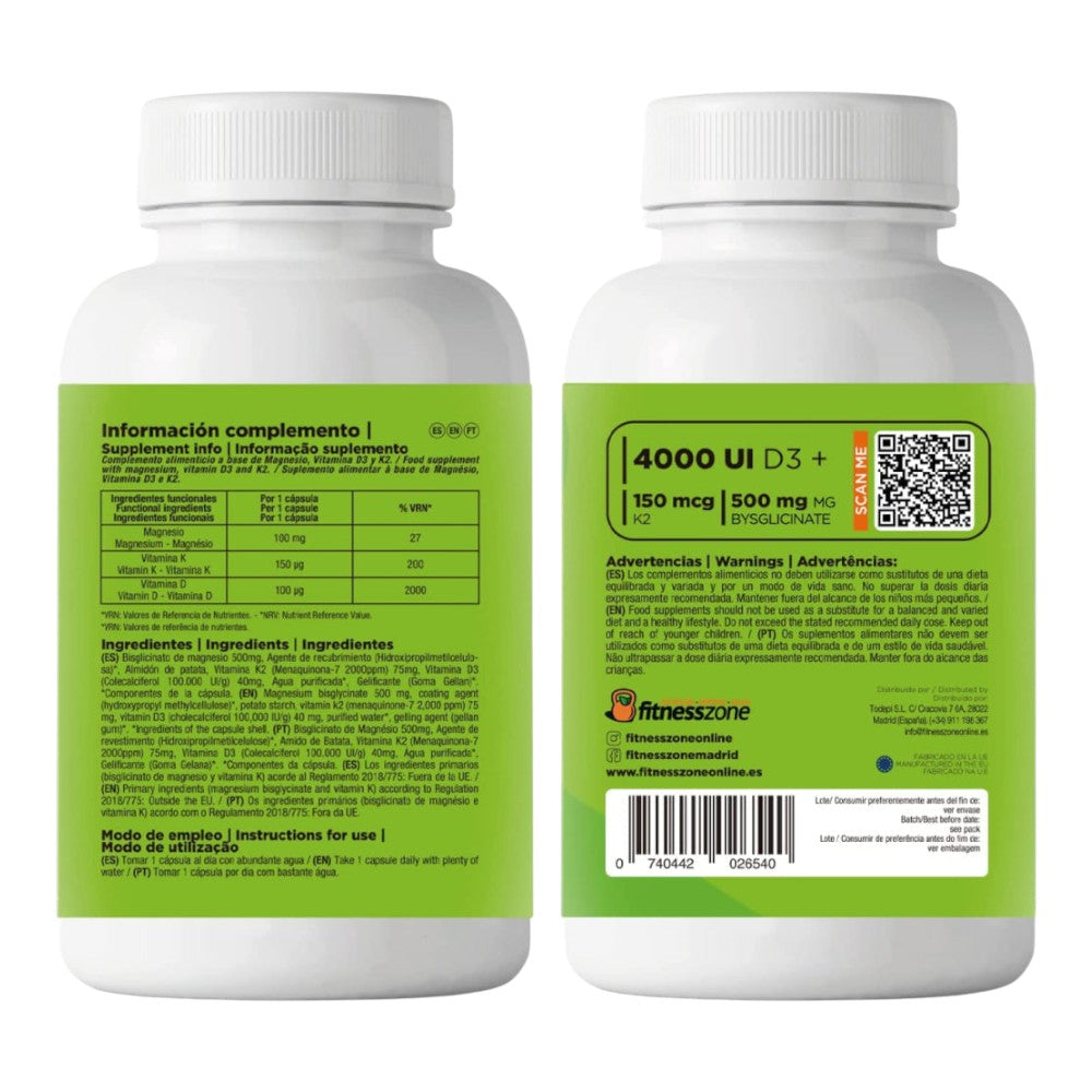 Ultimate Formula Vitamin D3 & K2 + Magnesium 120 Caps_1