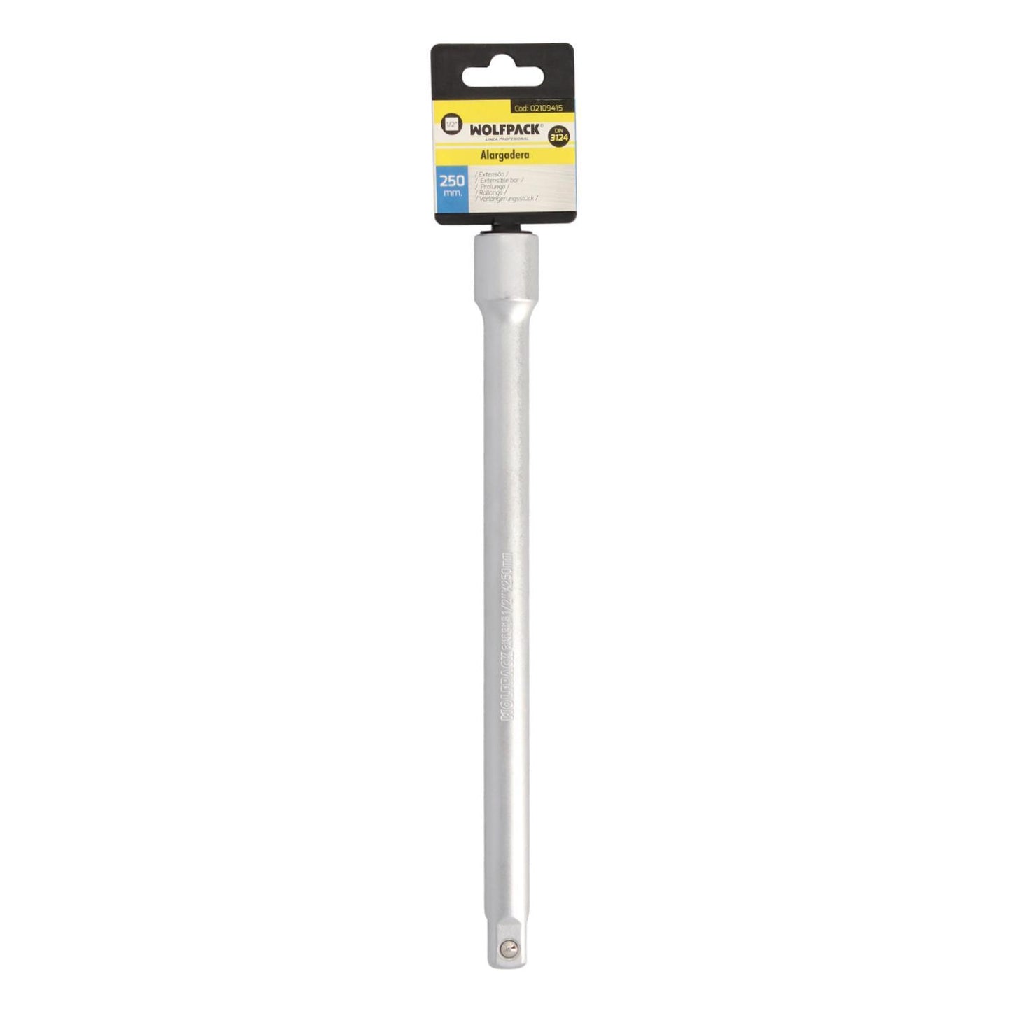 Alargadera Llave De Vaso Cuadradillo 1/2 Longitud 250 Mm. Acero Cromo Vanadio