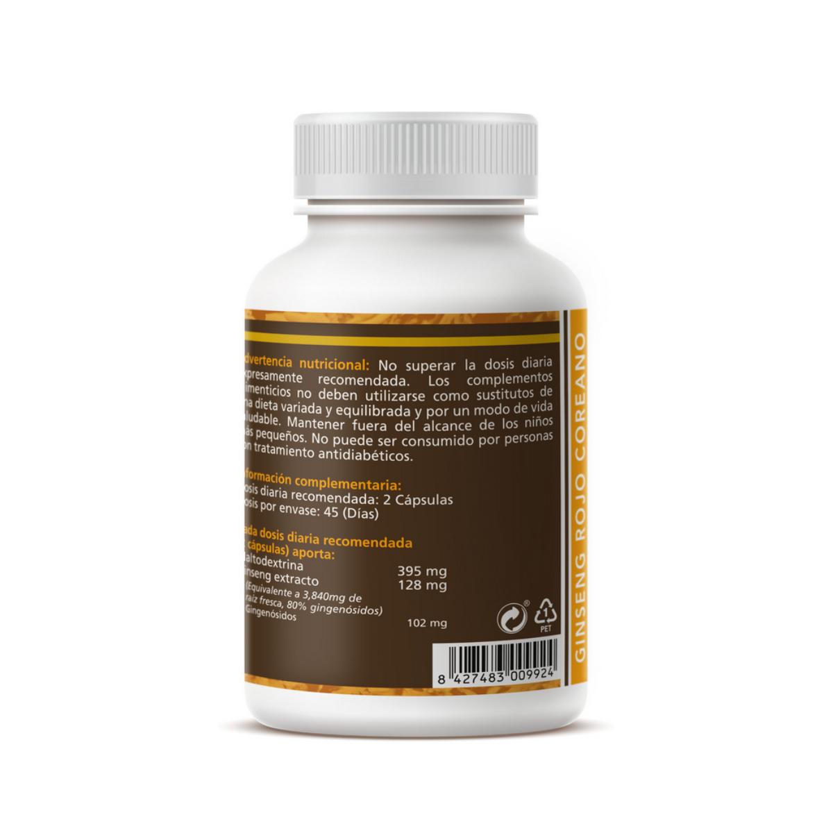 Ginseng Rojo Coreano Sotya 90 Caps