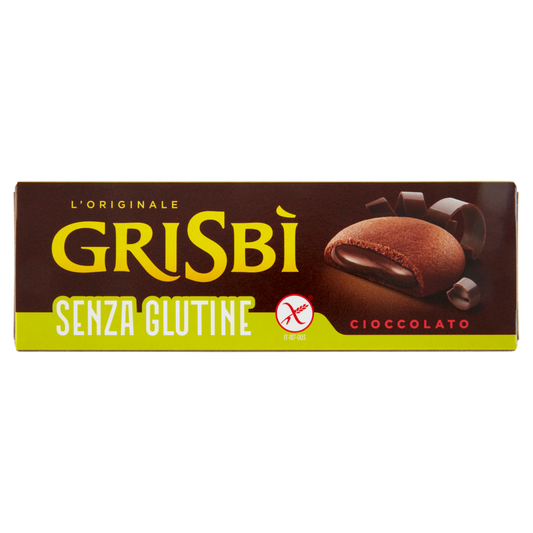 Galletas Grisbí SIN Gluten Rellenas de Crema de Chocolate 150g
