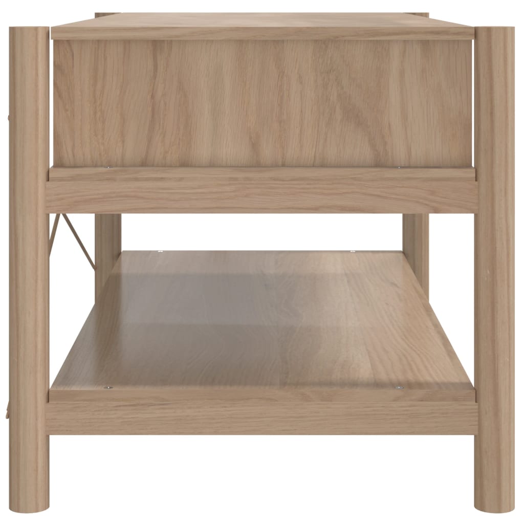 Mesa De Centro Madera Contrachapada 82x48x45 Cm_4