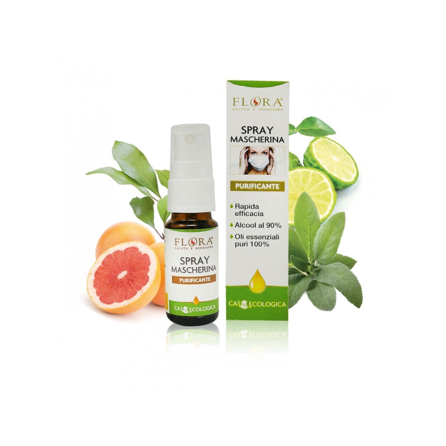 Spray higienizante de mascarillas Flora 30 ml