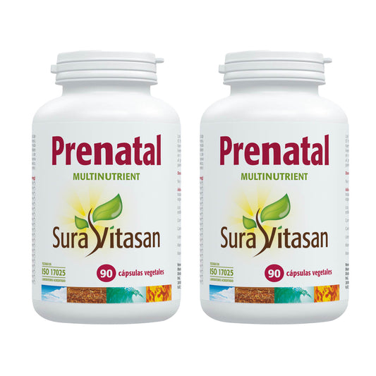 Pack 2x Prenatal Multinutrient, Sura Vitasan, 90 cápsulas