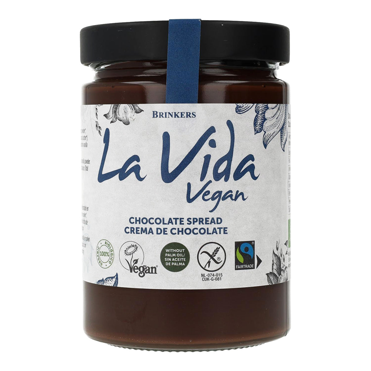 Crema Chocolate Vegana Sin Gluten La Vida Vegan 600 g