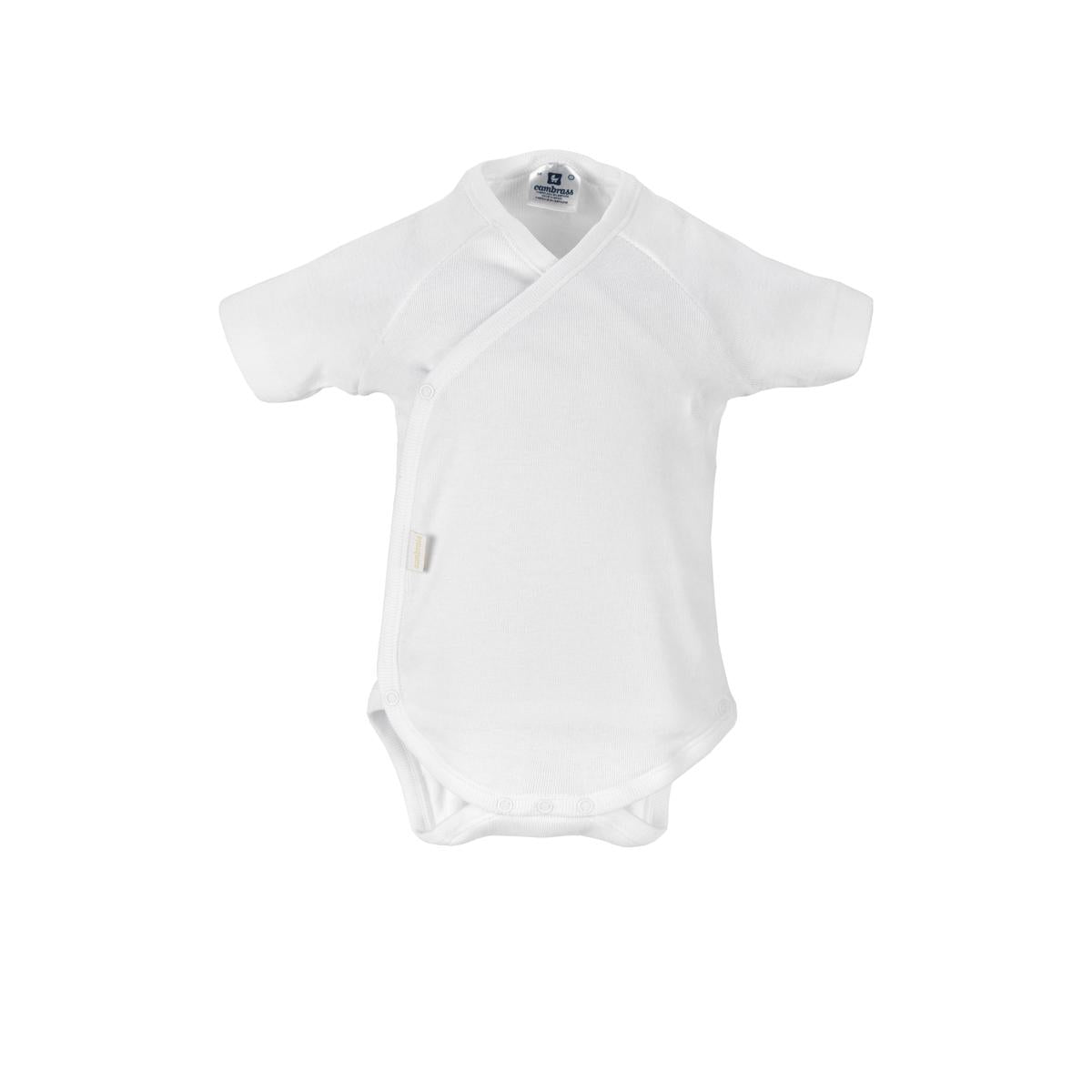 Body para recién nacido de manga corta blanco Cambrass talla 00