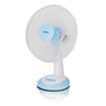 Ventilador Portátil Sobremesa Oscilante 34 Cm, 3 Velocidades, Función Bloqueo Oscilación Mpm Mwp-16, Blanco