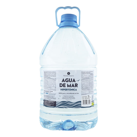 Agua de Mar Hipertónica Garrafa Planeta Huerto 5 L