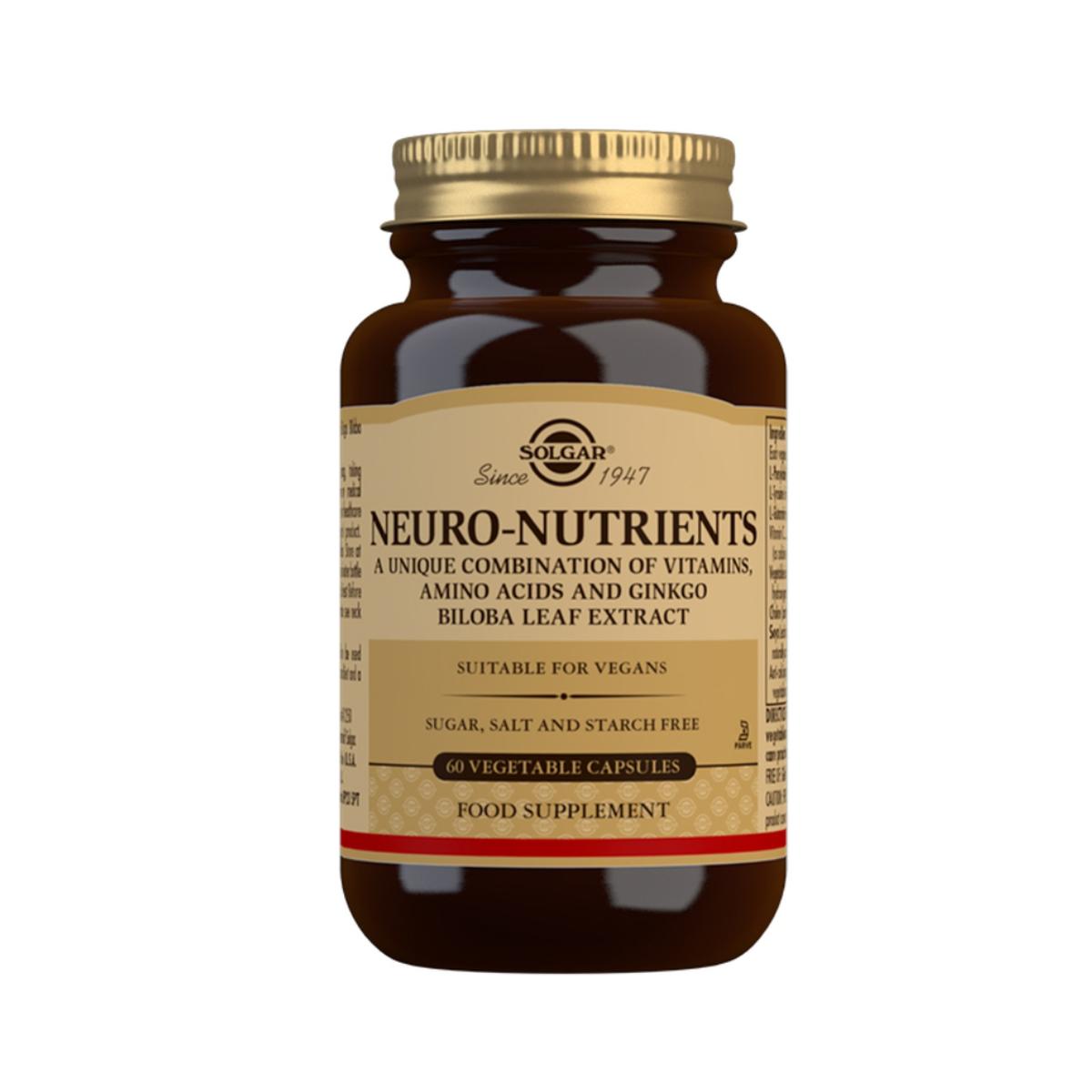 Neuro Nutrientes, 60 cápsulas vegetales  60 comprimidos