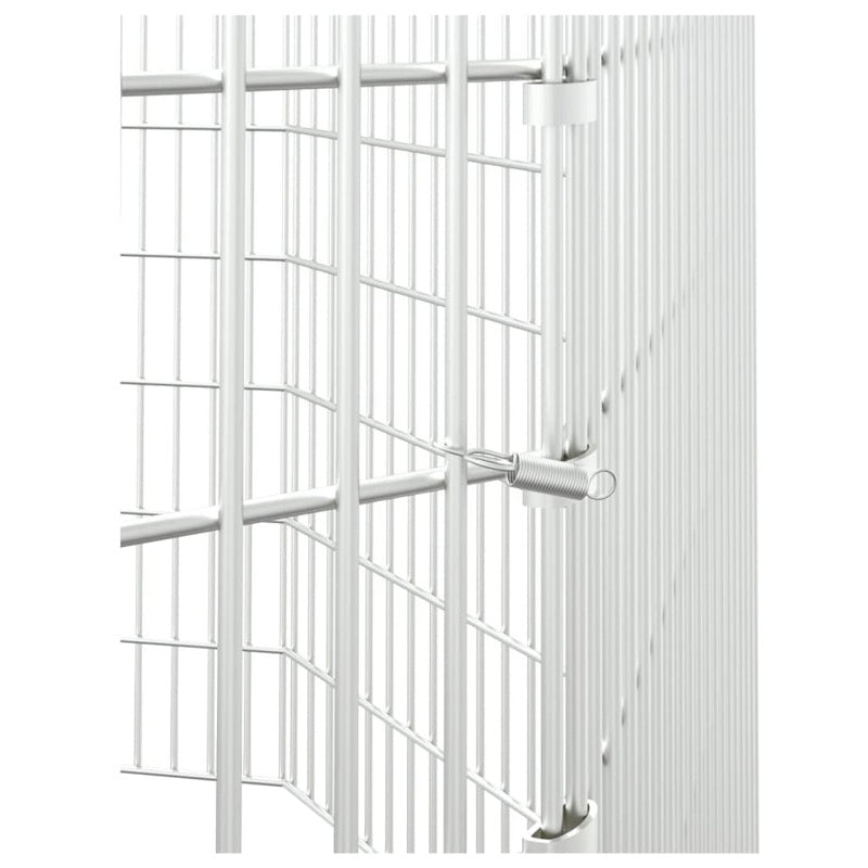 Vidaxl Recinto Animales Corral 8 Paneles Hierro Galvanizado 54x80 Cm_5