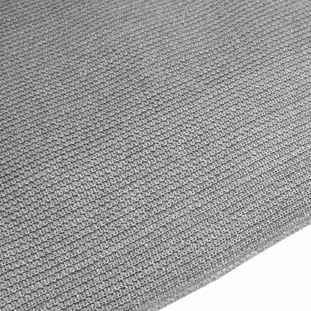 Vidaxl Red De Privacidad Hdpe Gris Claro 1,5x25 M 150 G/m²_4