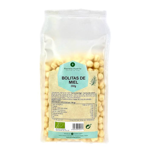 Bolitas de miel cereales desayuno ECO Planeta Huerto 250 g