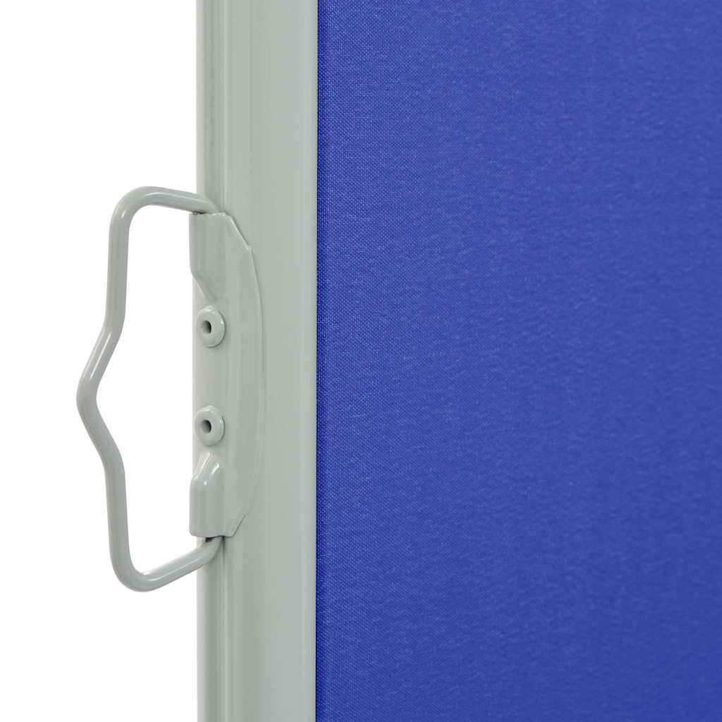Vidaxl Toldo Lateral Retráctil De Jardín Azul 120x300 Cm_4