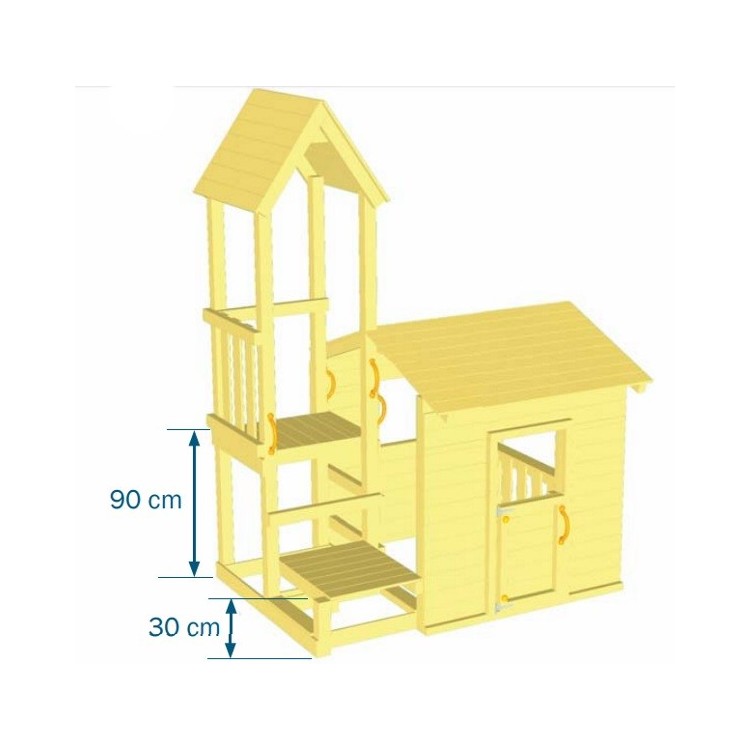 Parque Infantil Masgames Lookout M Con Columpio Individual.
