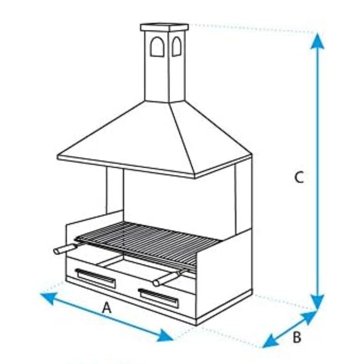 Barbacoa especial paellera Imex El Zorro