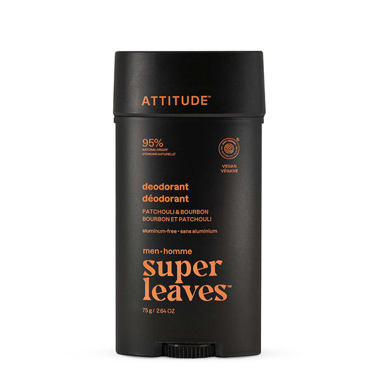 Super leaves men Desodorante Patchouli & Bourbon 75 g