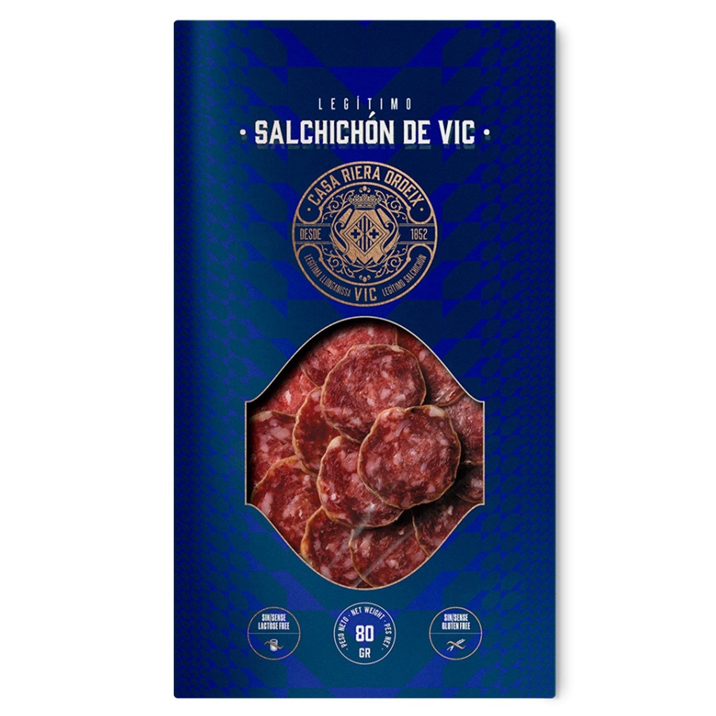 Salchichón De Vic Loncheado 80gr._0