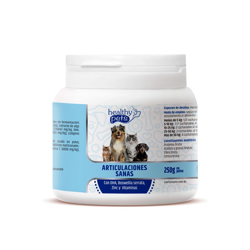 Articulaciones Sanas Polvo 250g Healthy Pets_0