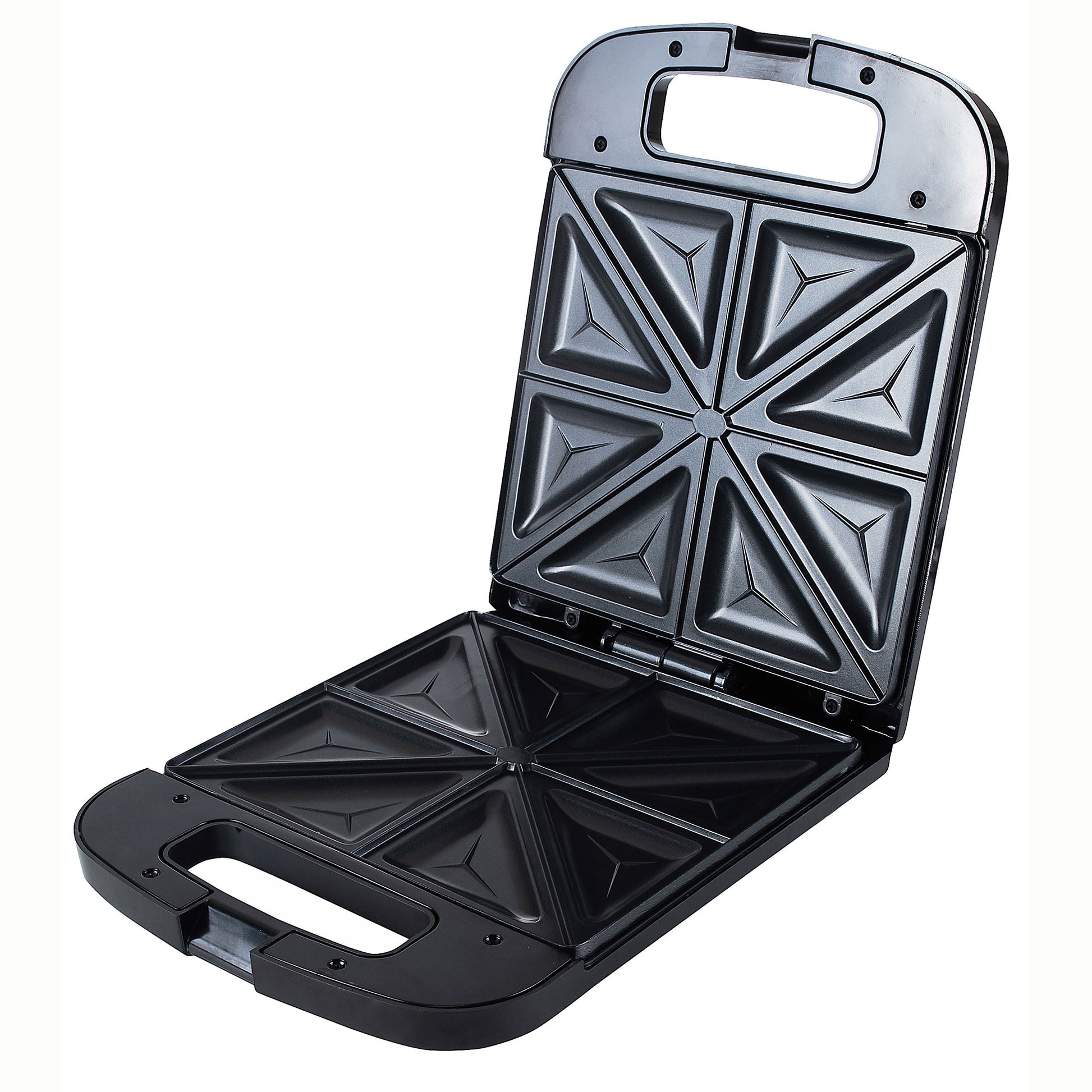 Sandwichera, 4 Sandwiches, Placas Antiadherentes, Tostado Perfecto, Acero Inoxidable, Compacta Adler Ad3055 2000w