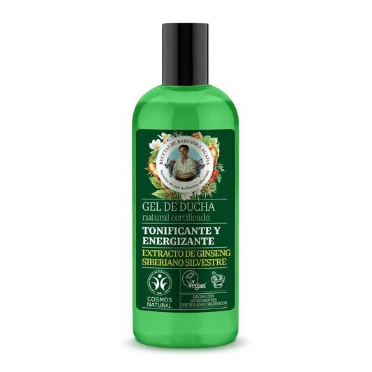Gel de ducha natural certificado Tonificante y Energizante Agafia Natura Siberica 260 ml